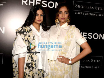 Sonam Kapoor and Rhea Kapoor at the media meet of Rheson