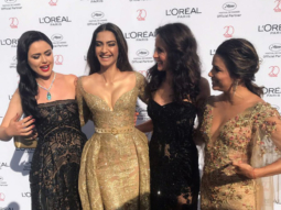 Cannes 2017: Sonam Kapoor shares a fun moment with Hollywood stars Eva Longoria and Andie MacDowell