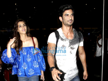 Sushant Singh Rajput, Kriti Sanon, Dhoni and Parineeti Chopra snapped at the airport