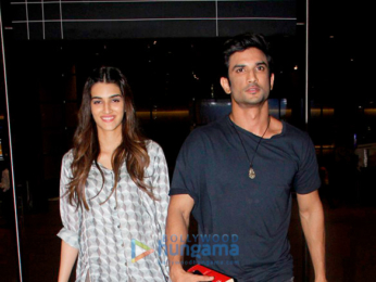 Sushant Singh Rajput, Kriti Sanon and Urvashi Rautela snaped at the airport