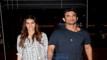 Sushant Singh Rajput, Kriti Sanon and Urvashi Rautela snaped at the airport