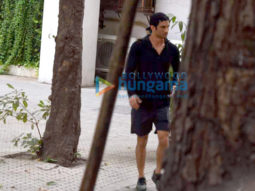 Sushant Singh Rajput and Kriti Sanon snapped post their meeting at Maddock’s office