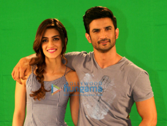 Sushant Singh Rajput and Kriti Sanon snapped promoting their film 'Raabta'