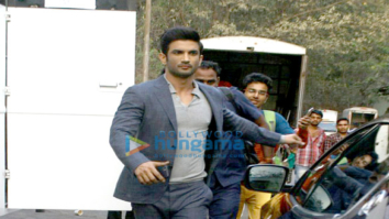 Sushant Singh Rajput and Kriti Sanon snapped promoting their film ‘Raabta’