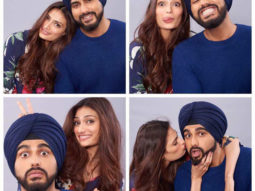 The sizzling chemistry between Arjun Kapoor and Athiya Shetty results in a spontaneous photoshoot for Mubarakan