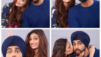 The sizzling chemistry between Arjun Kapoor and Athiya Shetty results in a spontaneous photoshoot for Mubarakan
