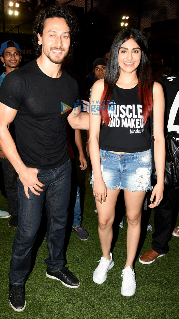 tiger shroff and adah sharma at super soccer tournament finals 1