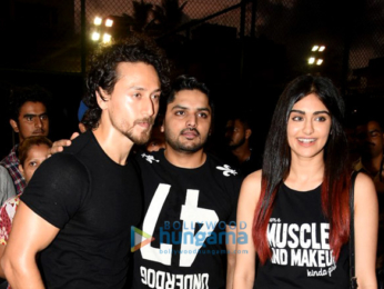 Tiger Shroff and Adah Sharma at 'Super Soccer Tournament' finals