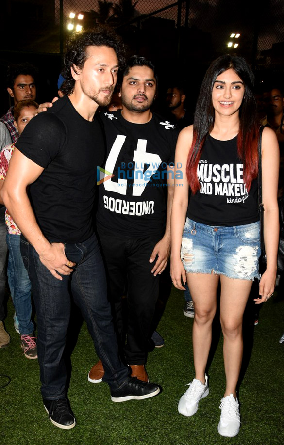 tiger shroff and adah sharma at super soccer tournament finals 3