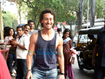 Tiger Shroff snapped while buying 'GQ' magazine with him on the cover