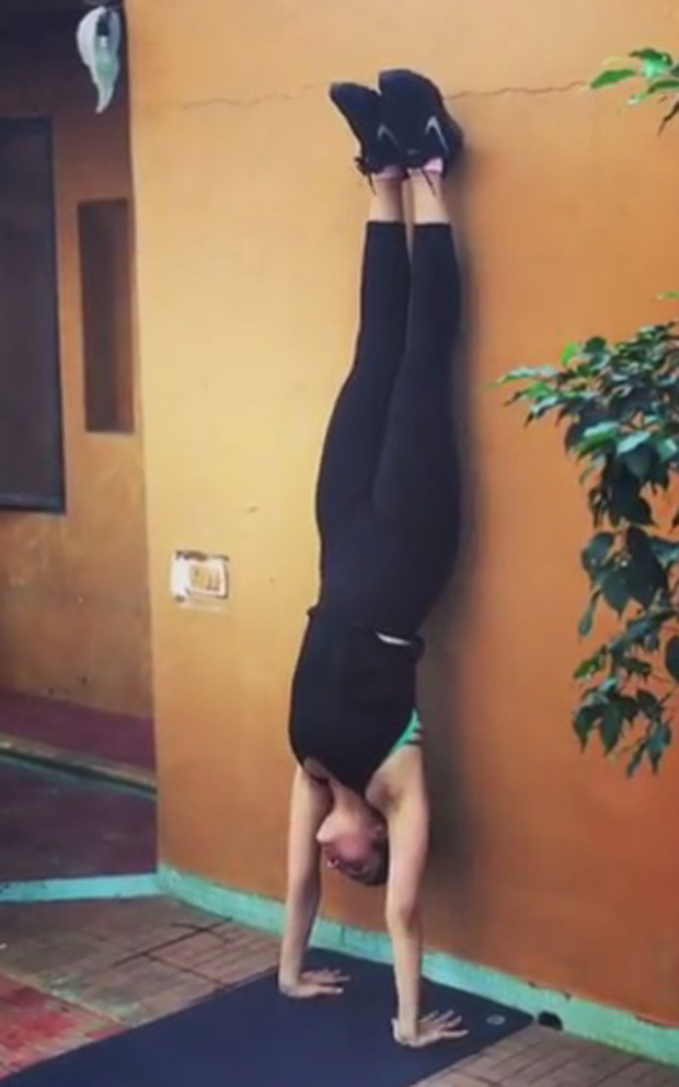 Watch Alia Bhatt's handstand workout will give you major fitness goals