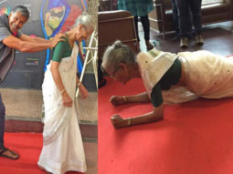 Watch: Milind Soman’s 78-year-old mother does a plank in a saree for 80 seconds
