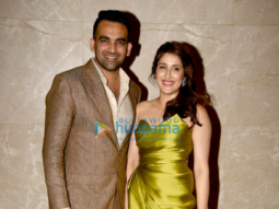 Zaheer Khan and Sagarika Ghatge’s engagement bash in Mumbai