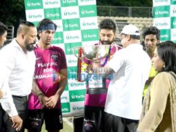 WOW! Abhishek Bachchan and Ranbir Kapoor proudly receive the football Cup