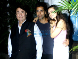 Ameesha Patel, Randhir Kapoor and Sahil Shroff snapped post dinner