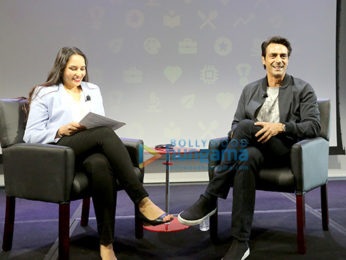 Arjun Rampal launches the trailer of his film 'Daddy' at the Google Headquarters in California