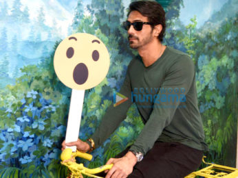 Arjun Rampal launches the Daddy song at the Facebook Office