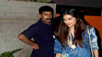 Athiya Shetty snapped post dinner in Bandra
