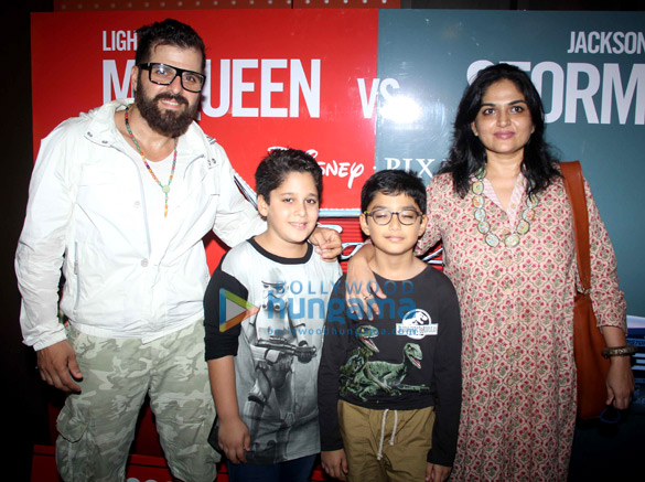 celebs along with their kids grace the special screening of cars 3 4