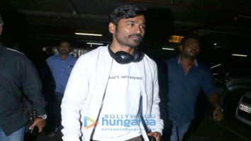 Dhanush and Mira Rajput snapped at the airport