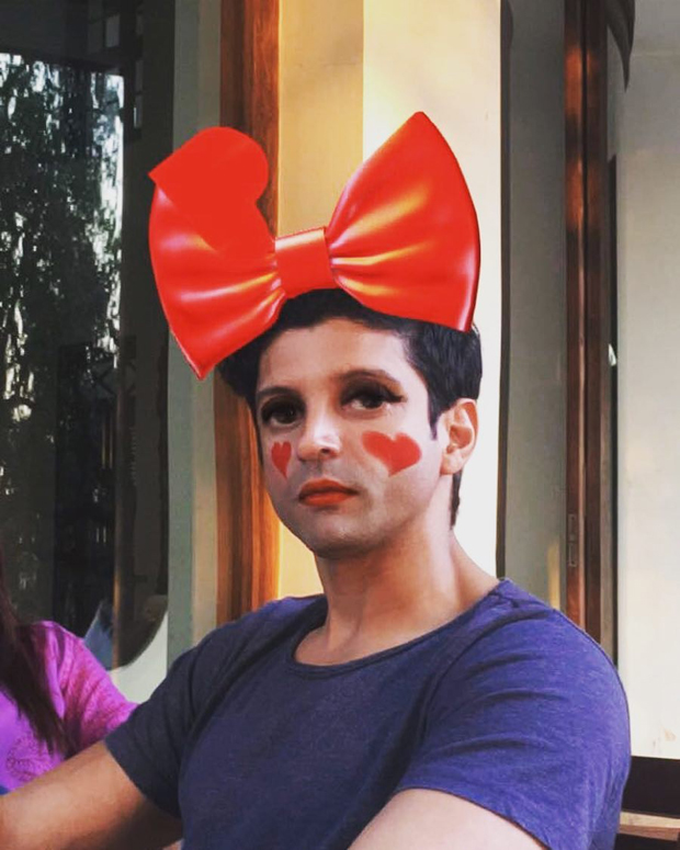 Farhan Akhtar turned himself into this funny character for two SPECIAL persons. Read on to find out who