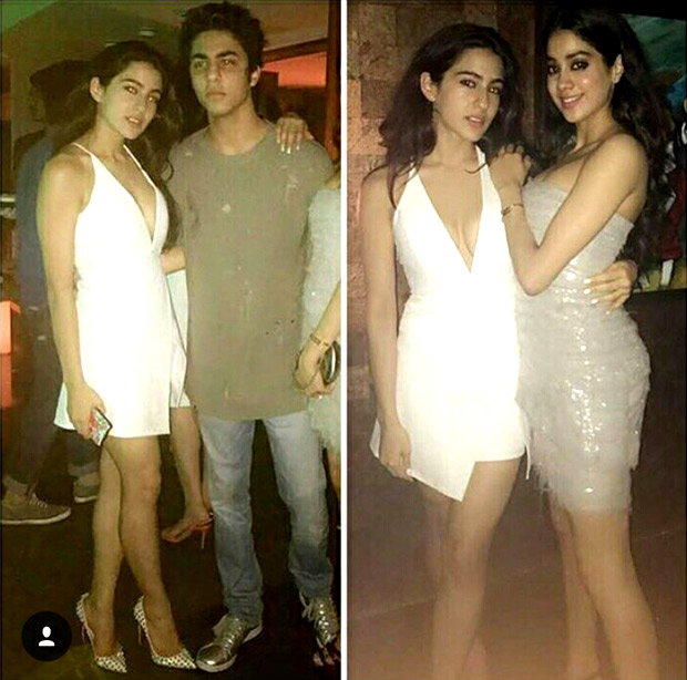 Gen-next stars Sara Ali Khan, Aryan Khan and Jhanvi Kapoor strike a pose