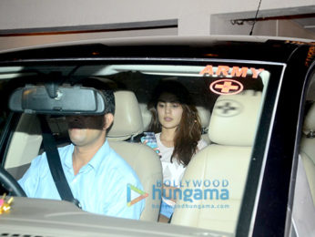 Harshvardhan Kapoor, Rhea Chakraborty and Sara Ali Khan snapped at Saif Ali Khan's and Kareena Kapoor Khan's house