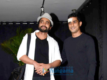 Jackky Bhagnani, Prateik Babbar and Gauahar Khan snapped post theatre play 'Riddles'