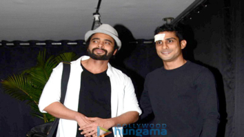 Jackky Bhagnani, Prateik Babbar and Gauahar Khan snapped post attending the play ‘Riddles’