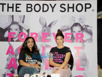 Jacqueline Fernandez graces The Body Shop event in to create awareness against animal testing