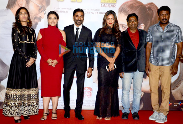 kajol and dhanush grace the trailer and music of launch of their film vip 2 lalkar 7