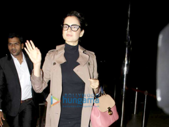 Kangna Ranaut snapped at the airport