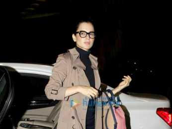 Kangna Ranaut snapped at the airport