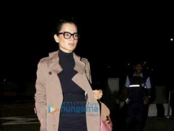 Kangna Ranaut snapped at the airport