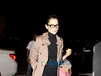 Kangna Ranaut snapped at the airport