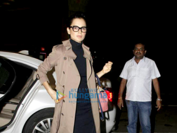 Kangna Ranaut snapped at the airport