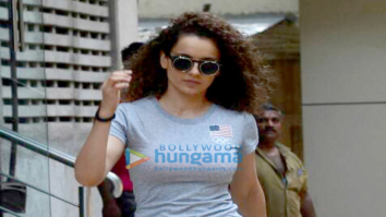 Kangna Ranaut snapped post rehearsal in Bandra