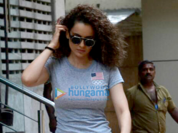 Kangna Ranaut snapped post rehearsal in Bandra