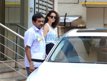 Kangna Ranaut snapped post rehearsals today