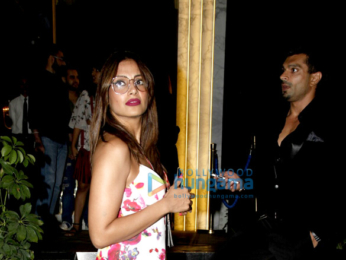 Karan Singh Grover and Bipasha snapped post dinner at Arth Lounge