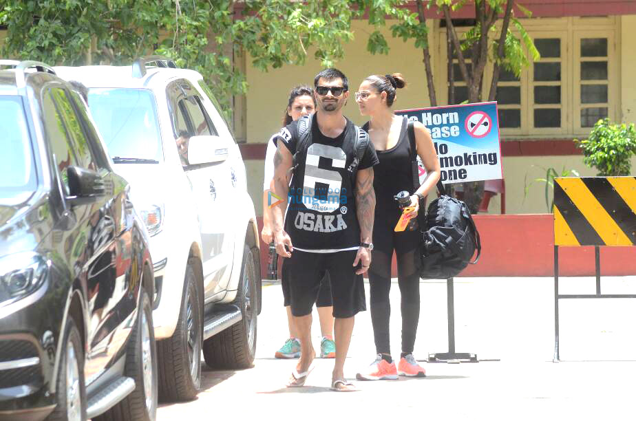 karan singh and bipasha snapped post their gym sessions 1