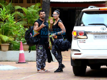 Kareena Kapoor Khan, Amrita Arora, Shahid Kapoor, Bipasha Basu, and Karan Singh Grover snapped outside the gym