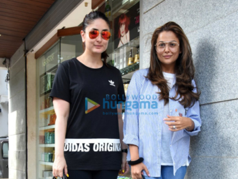 Kareena Kapoor Khan and Amrita Arora snapped post salon session in Bandra