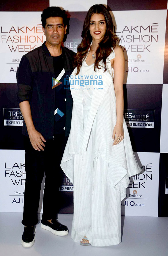 Kriti Sanon and Manish Malhotra at the Lakme Model auditions in Mumbai Kriti Sanon and Manish Malhotra at the Lakme Model auditions in Mumbai