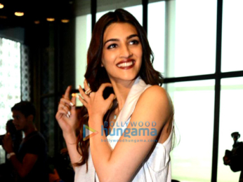 Kriti Sanon and Manish Malhotra at the Lakme Model auditions in Mumbai