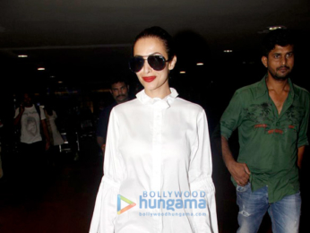 Malaika Arora, John Abraham and Twinkle Khanna snapped at the airport