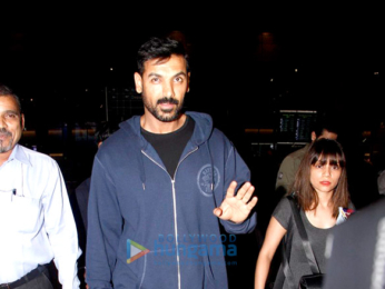 Malaika Arora, John Abraham and Twinkle Khanna snapped at the airport