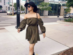 HOT! Mouni Roy explores the streets of Chicago in this sexy off shoulder outfit