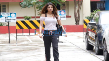 Nidhhi Agerwal snapped at the gym