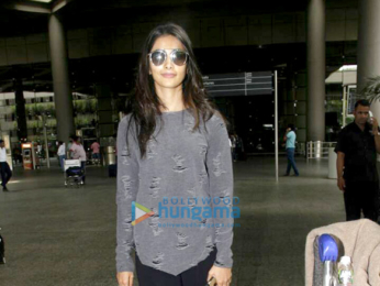 Pooja Hegde, Harbhajan Singh and Geeta Basra snapped at the airport